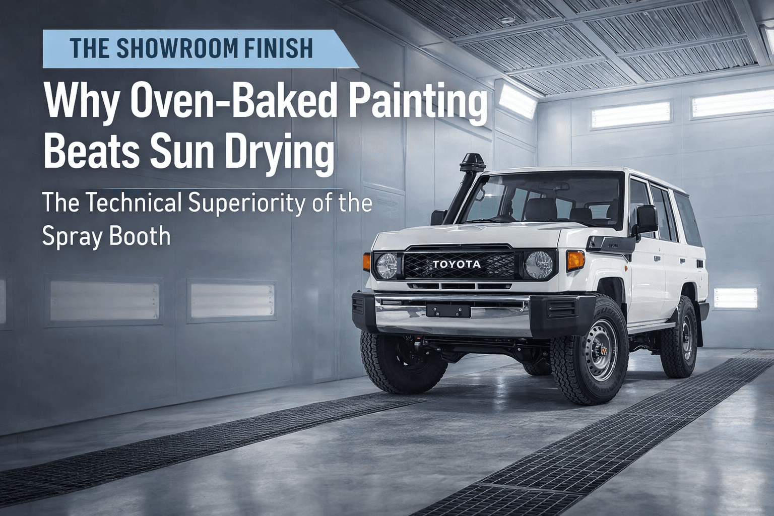 The Showroom Finish: Why Oven-Baked Painting Beats Sun Drying The Showroom Finish: Why Oven-Baked Painting Beats Sun Drying